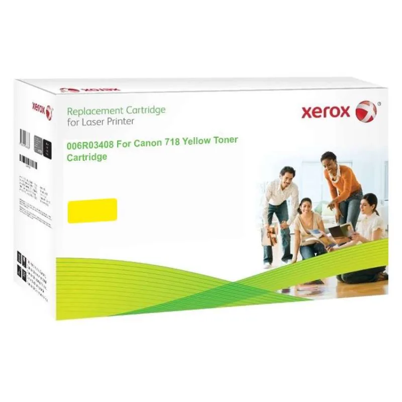 Xerox alternatívny toner Canon CRG718 / CRG-718 s čipom pre MF8330,8350, (2900str, žltý) (006R03408)