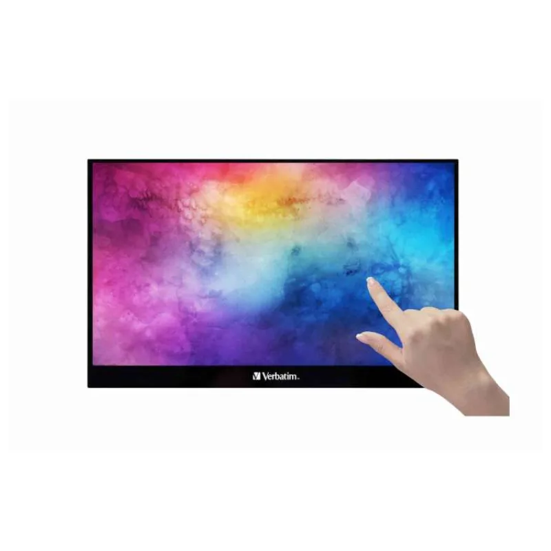 Verbatim PMT-17 Portable Touchscreen Monitor 17.3" Full HD 1080p Metal Housing Přenosný dotykový monitor (49593)