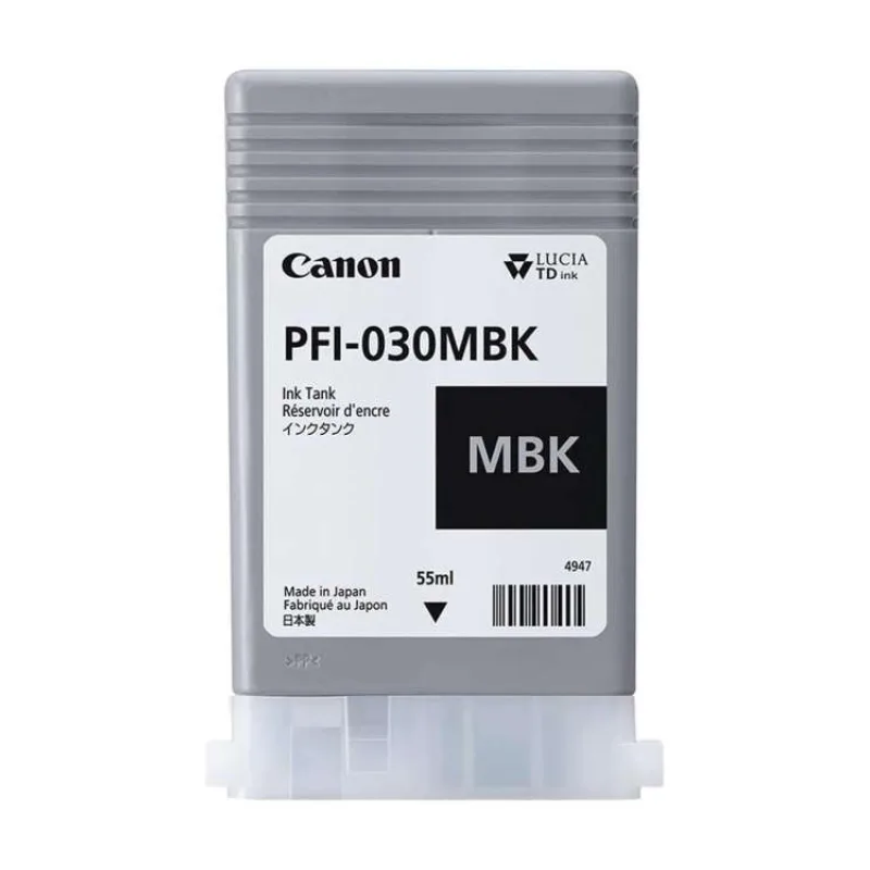 kazeta CANON PFI-030MBK matte black iPF TA-20/TA-30, TM-240/340 (55 ml) (3488C001)