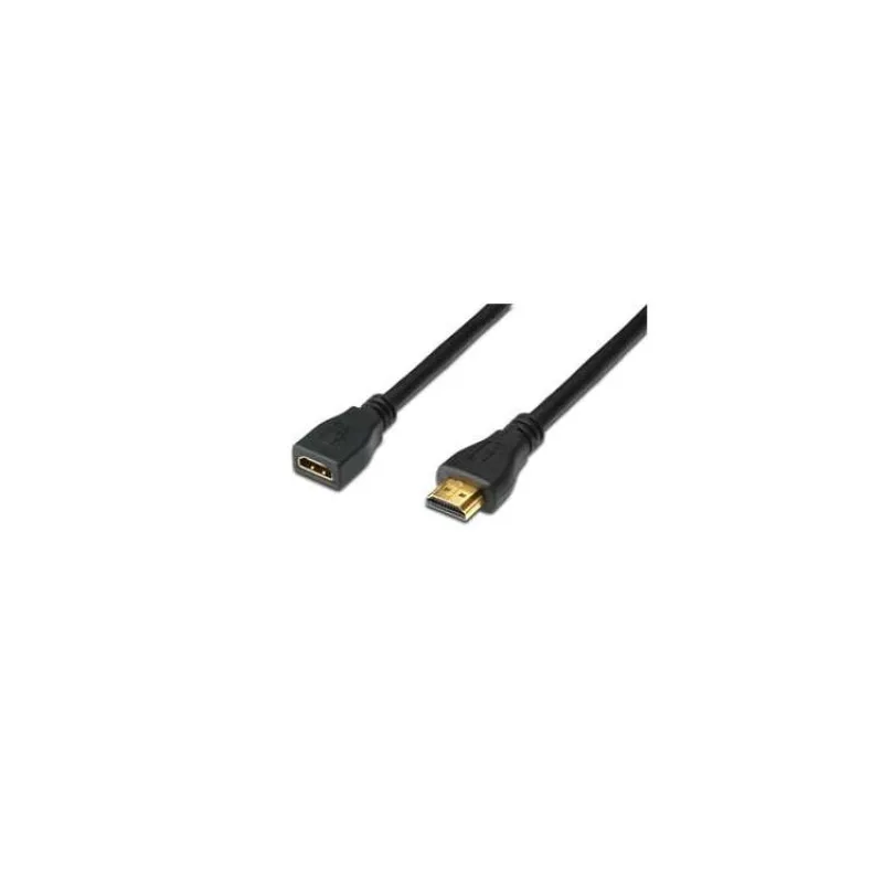Digitus HDMI High Speed s Ethernetem prodlužovací kabel, typ A, M / F, 2,0 m, HDMI 1.4, UL, bl, zlacené kontakty (AK-330201-020-S)