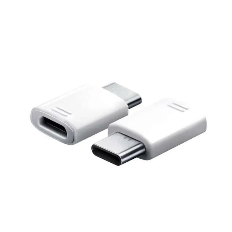 Samsung Type-C/microUSB Adapter White (Bulk) (8595642243677)
