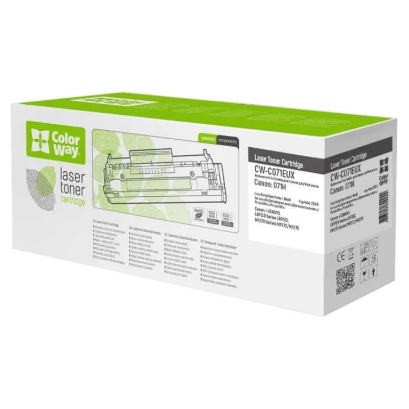 COLORWAY kompatibilní toner pro CANON CRG-071H/ 2500 stran / Černý (CW-C071EUX)