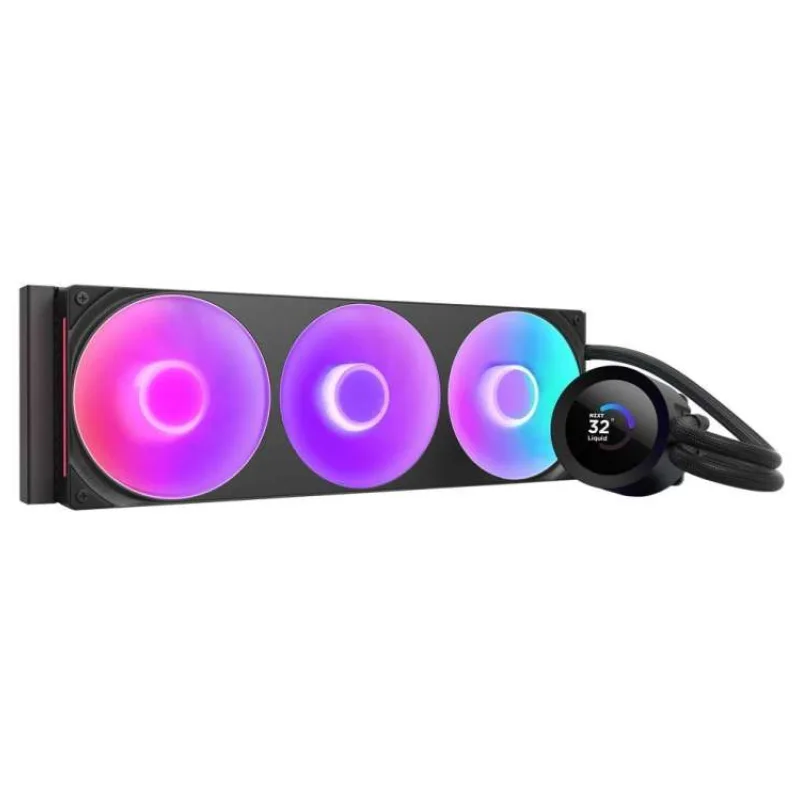 NZXT vodní chladič Kraken 360 / 3x120mm fan / 4-pin PWM / LCD disp. / 6 let (RL-KR360-B2)