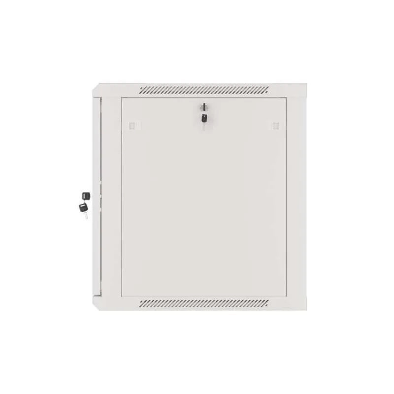 LANBERG Nástěnná jednodílná skříň 19", 12U/600x600 (v rozloženém stavu) šedá (RAL7035) V2 (WF01-6612-10S)