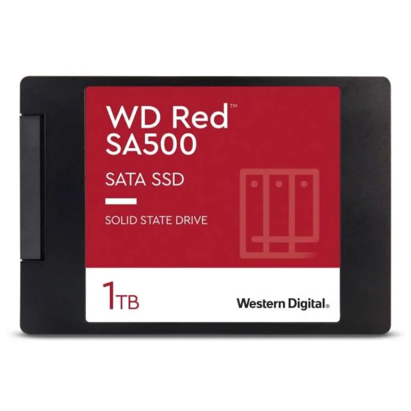 WD RED SSD 3D NAND WDS100T1R0A 1TB SATA/600, (R:560, W:530MB/s), 2.5" (WDS100T1R0A)