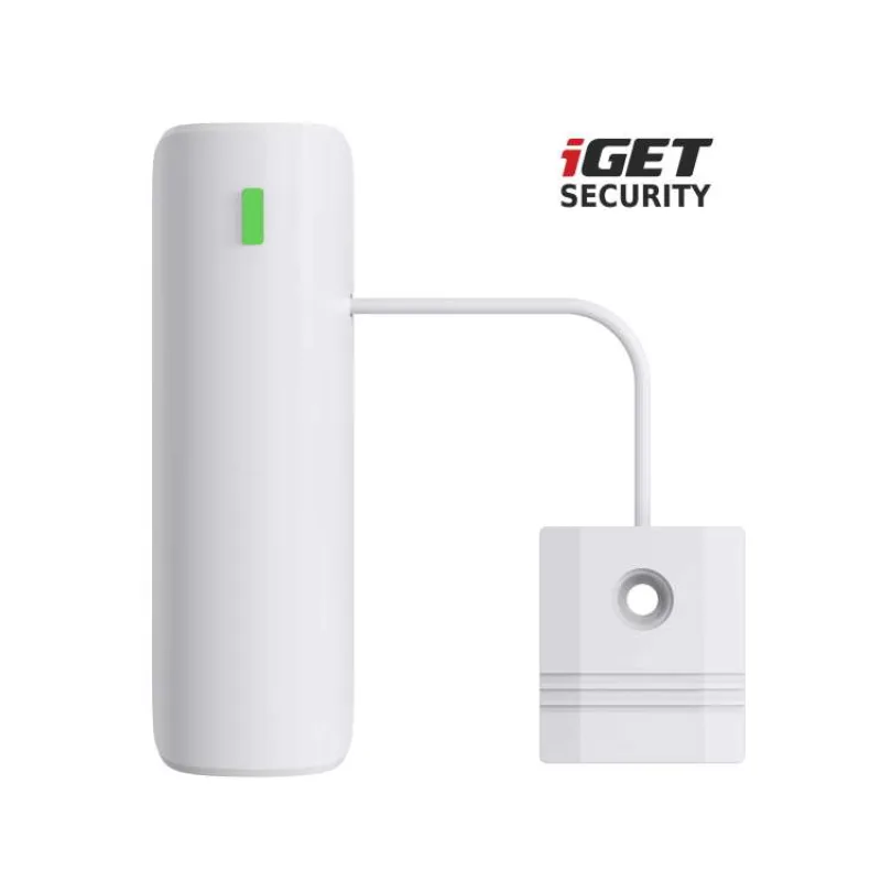 iGET SECURITY EP9 - bezdrôtový senzor na detekciu vody pre alarm M5, výdrž batérie až 5 rokov, 1 km (75020609)