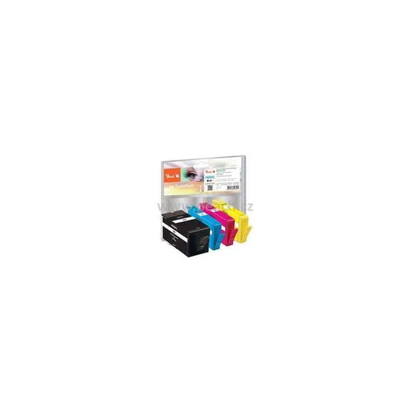 PEACH kompatibilní cartridge HP No 920XL MultiPack, Black, Cyan, Magenta, Yellow, 49 ml, 3x 12 ml (315666)