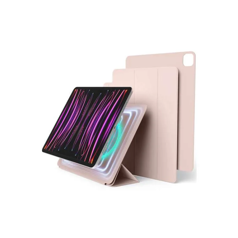 Elago puzdro Magnetic Folio Case pre iPad Pro 12.9"/iPad Air 13" M2 2024 - Sand Pink (EPADP129-5-MFLO-SPK)