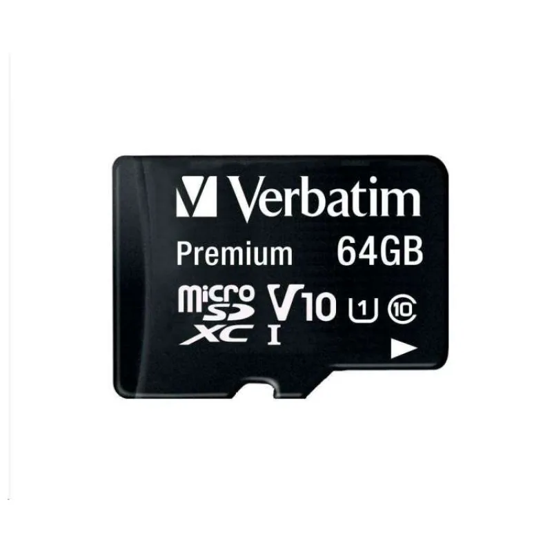 VERBATIM MicroSDXC karta 64GB Premium, U1 + adaptér (44084)