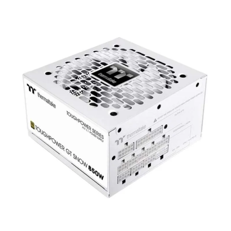 THERMAL TAKE zdroj 850W Toughpower GT, 120mm, Plně modulární, 80+ Gold, bílá (PS-TPT-0850FNFAGE-W)