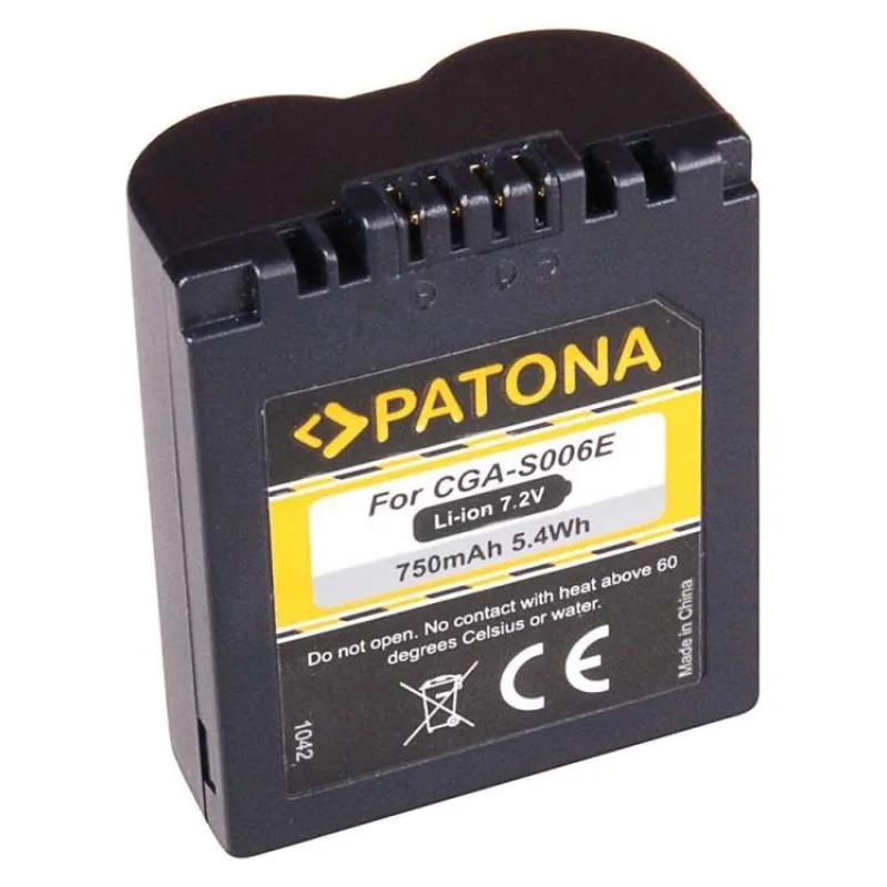 PATONA baterie pro foto Panasonic CGA-S006E 750mAh (PT1042)