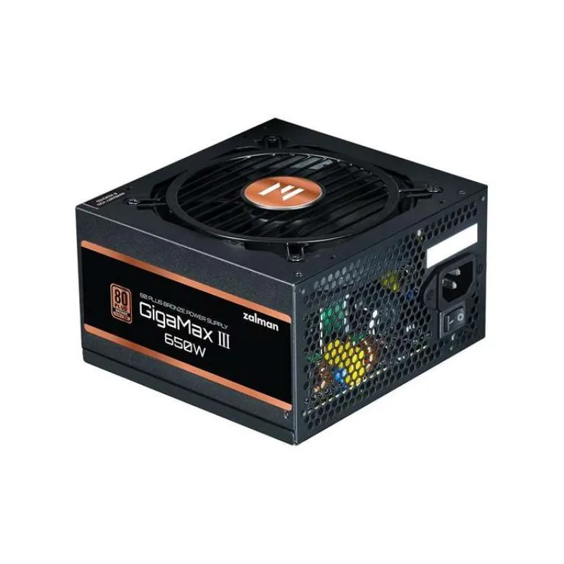 Zalman zdroj Gigamax III ZM650-GV3 / 650W / ATX3.0 / active PFC / semimodulární / 80 Plus bronze (ZM650-GV3)