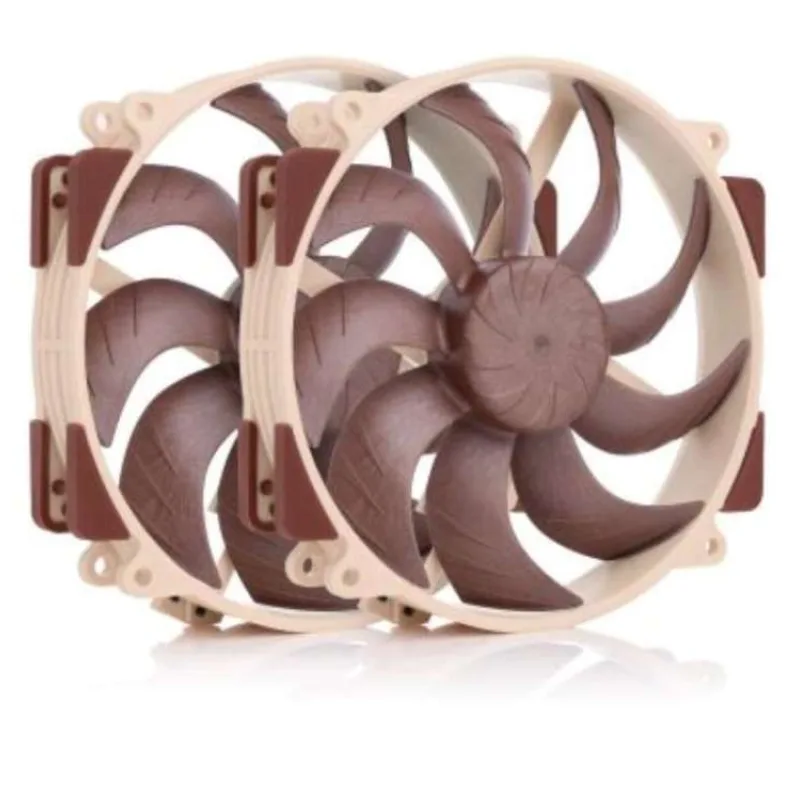 NOCTUA Ventilátor NF-A14x25r-G2-PWM-Sx2-PP, 2x 140mm, hnědá (NF-A14x25r-G2-PWM-Sx2-PP)