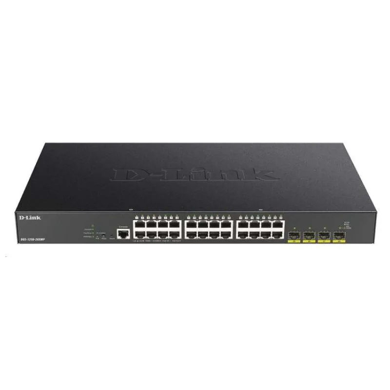 D-Link DGS-1250-28XMP/E 24-port Gigabit PoE Smart Managed Switch with 4x 10G SFP+ ports, 370Watts (DGS-1250-28XMP/E)