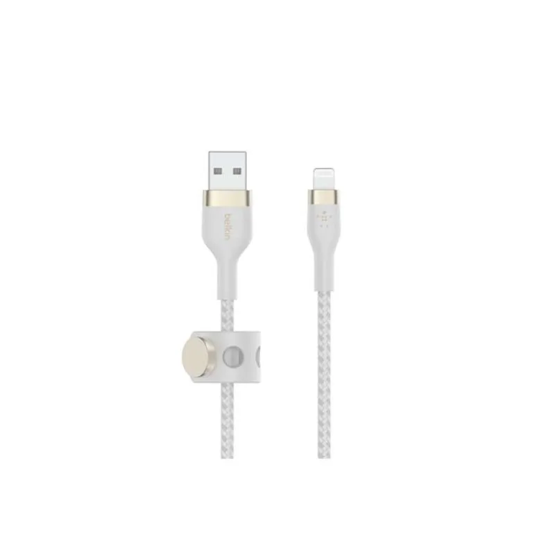 Belkin kábel Boost Charge Pro Flex USB-A to Lightning 3m - White (CAA010bt3MWH)