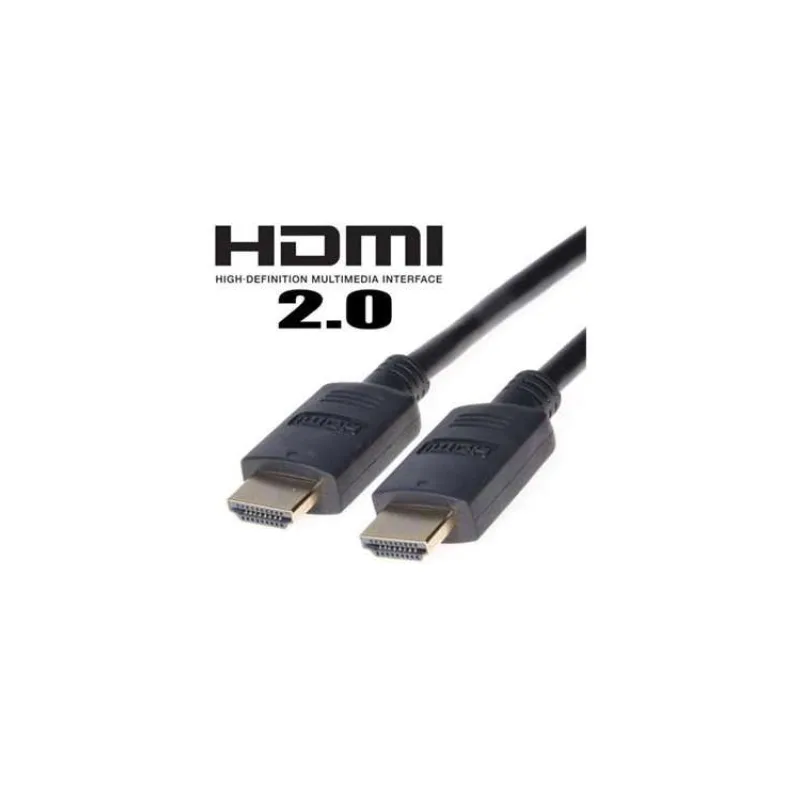 PremiumCord HDMI 2.0 High Speed + Ethernet kabel, zlacené konektory, 1m (kphdm2-1)