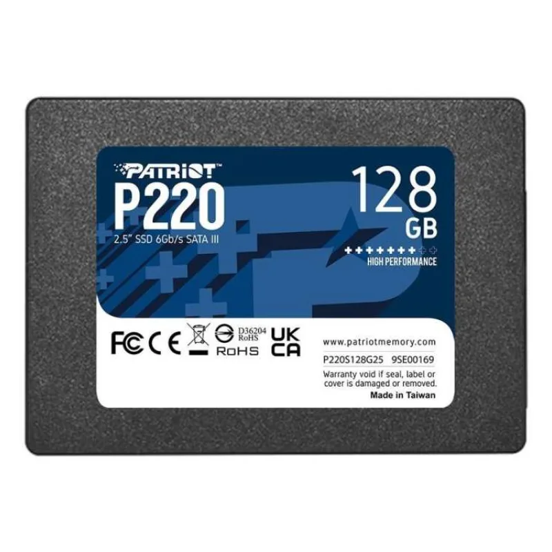 PATRIOT P220/128GB/SSD/2.5"/SATA/3R (P220S128G25)