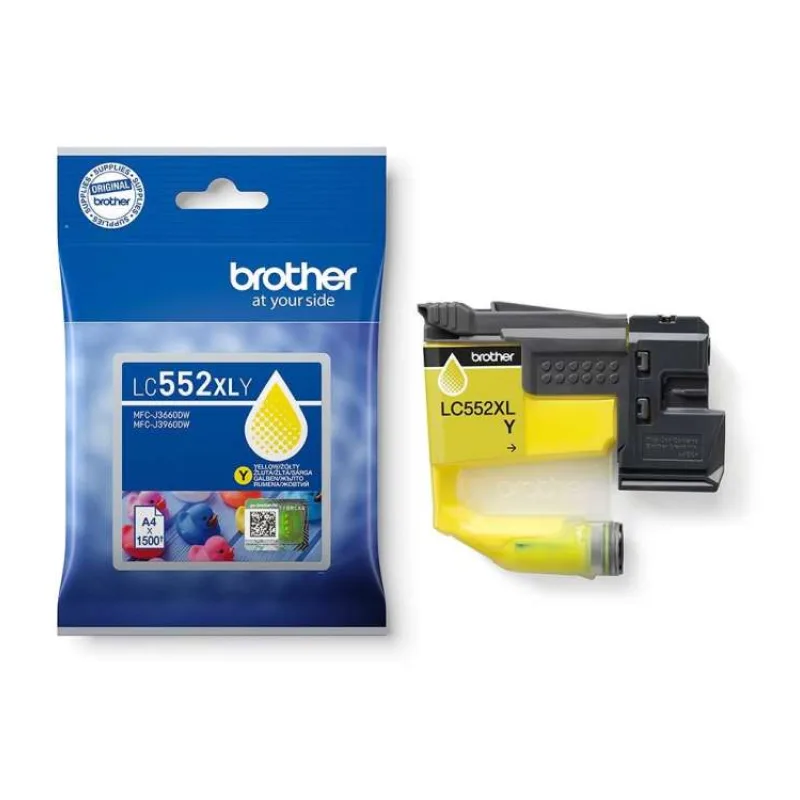kazeta BROTHER LC-552XL Yellow MFC-J3660DW/J3960DW (1500 str.) (LC552XLY)