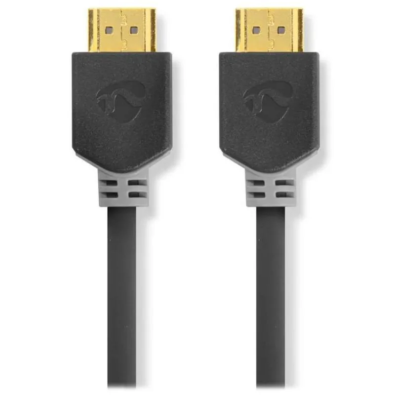 NEDIS High Speed HDMI 2.0 kabel s ethernetem/ 4K@60Hz/ zlacené konektory HDMI-HDMI/ antracit/ box/ 10m (CVBW34000AT100)