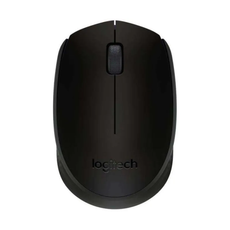 Logitech myš B170/ bezdrátová/ 3 tlačítka/ 1000dpi/ USB/ černá (910-004798)
