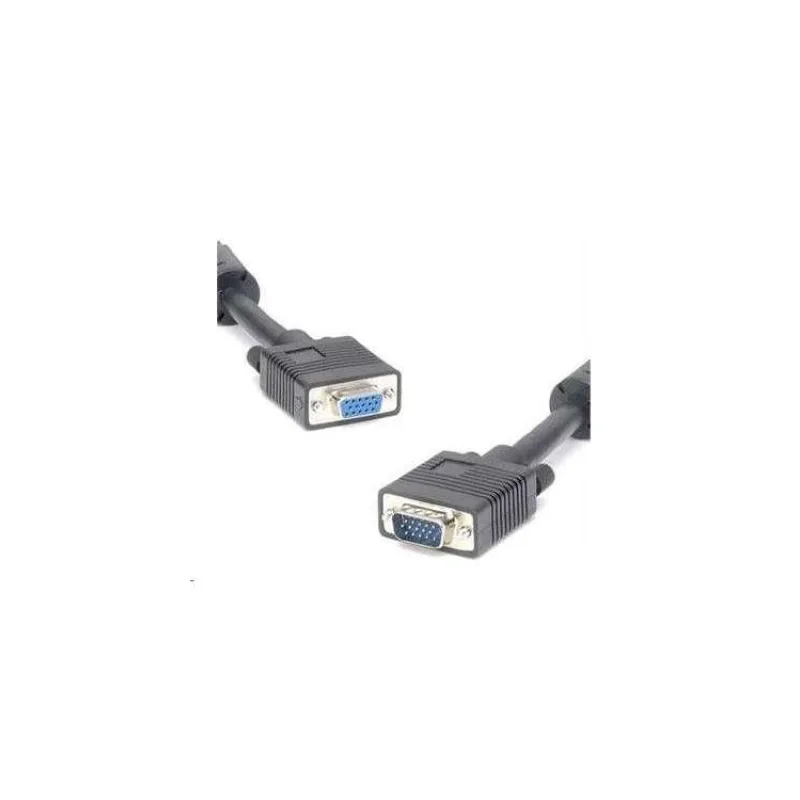 Predlžovací kábel PREMIUMCORD VGA 5 m (HD15M/F, dvojité tienenie, feritové jadrá) (kpvc05)