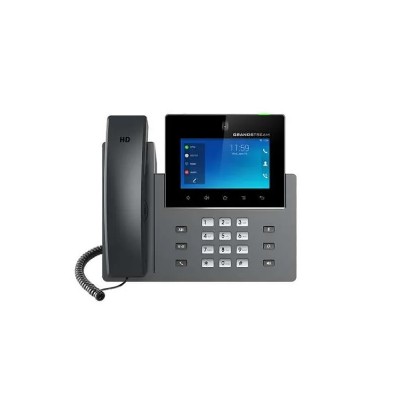Grandstream GXV3450 VoIP telefon, 16x SIP, barevný dotykový 5" displej, 2x Gbps RJ45, PoE, DualBand WiFi, BT. USB (GXV3450)