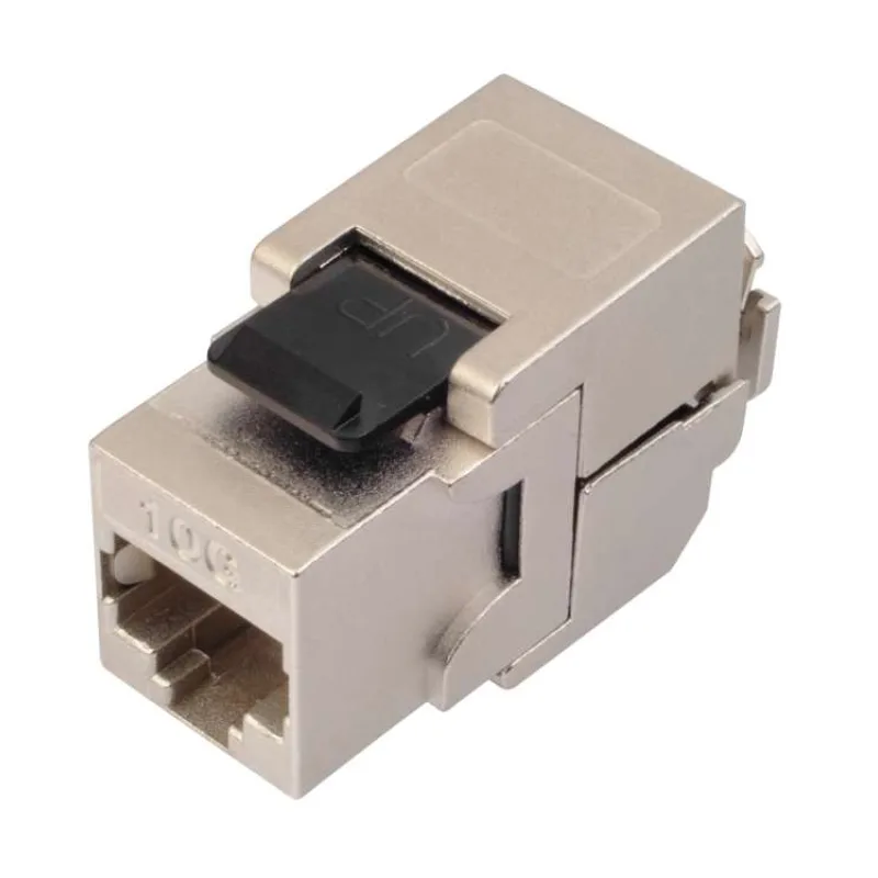 Solarix Keystone 10G CAT6A STP RJ45 černý samořezný SXKJ-10G-STP-BK-SA (25286902)