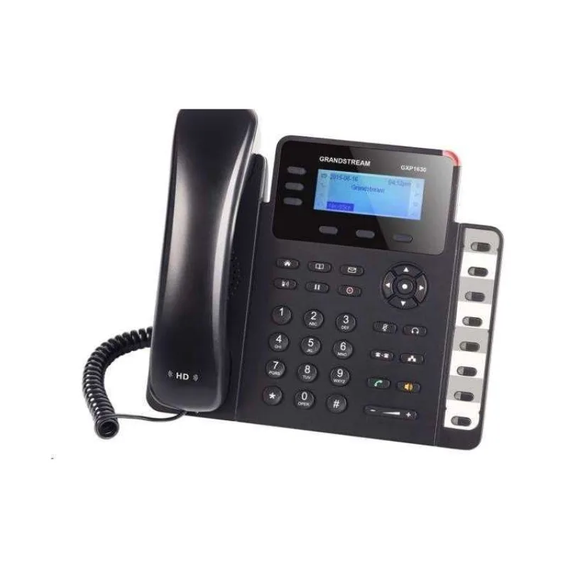 Grandstream GXP1630 VoIP telefon, 3x SIP, podsvícený 2,98" displej, 8x BLF (GXP1630)