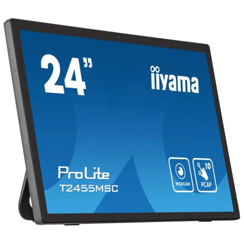 24" LCD iiyama T2455MSC-B1: IPS, FHD, P-CAP, HDMI (T2455MSC-B1)