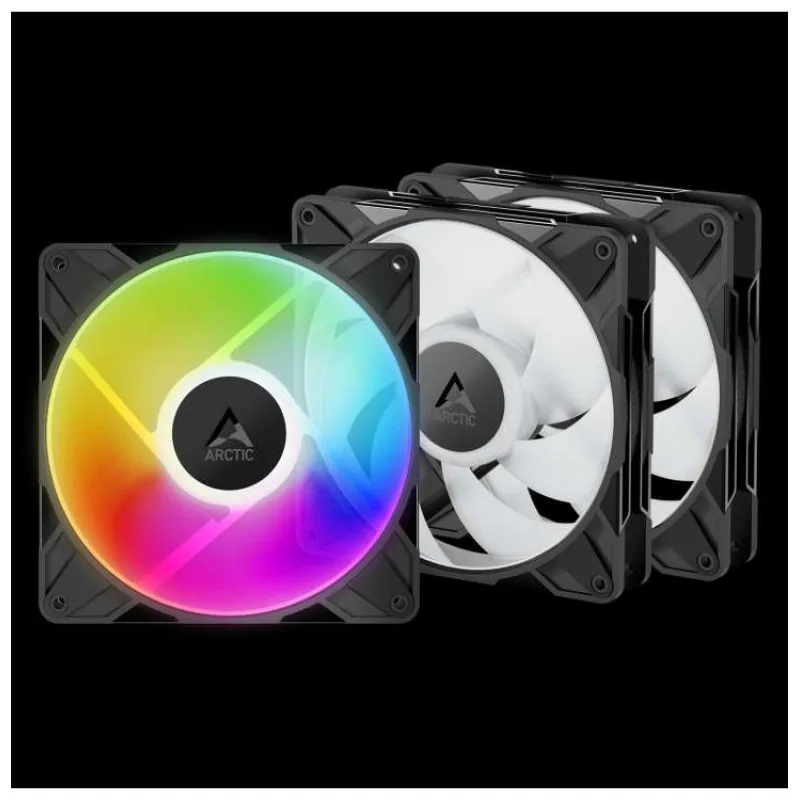 ARCTIC P14 Pre A-RGB (3 kusy) - 140mm A-RGB PWM ventilátor s rozdeľovačom káblov (ACFAN00320A)