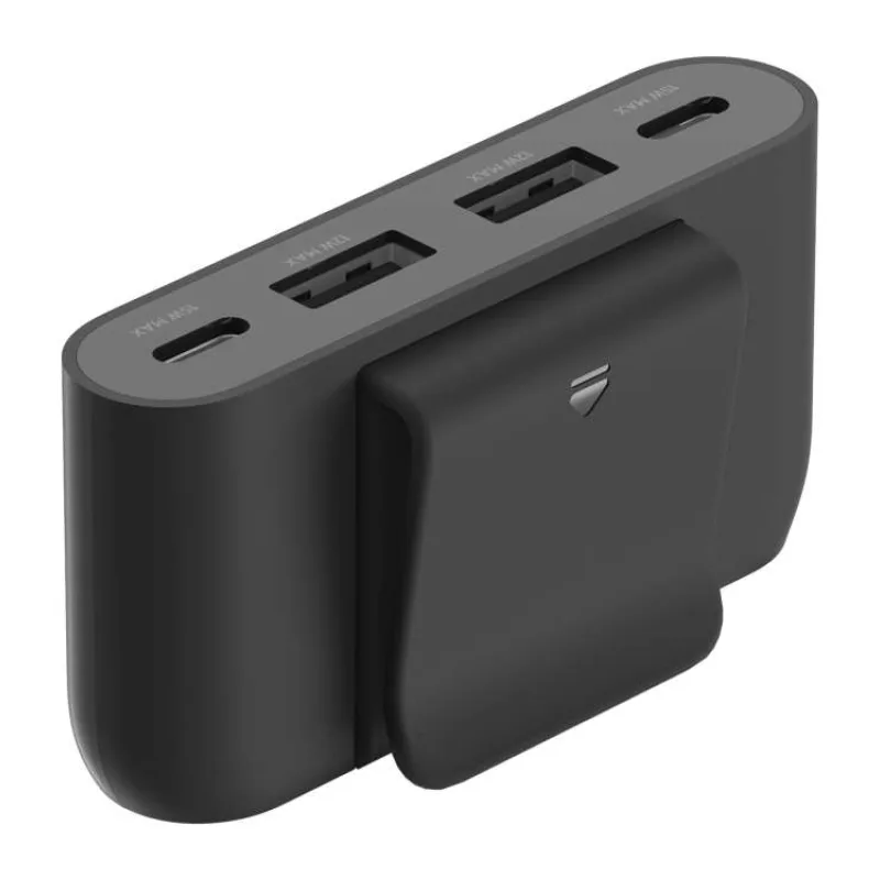 Belkin Boost Charge 4-Port USB Power Extender - Black (BUZ001bt2MBKB7)