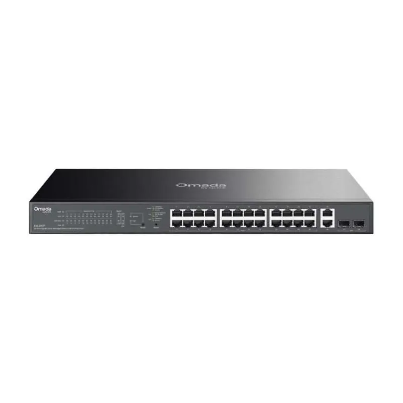 TP-Link ES228GP Omada 28portový gigabitový Easy Managed switch s 24 porty PoE+ (ES228GP)