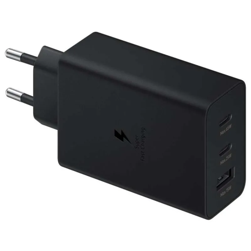 Samsung Napájací adaptér 65W Power Adapter Trio Black (EP-T6530NBEGEU)