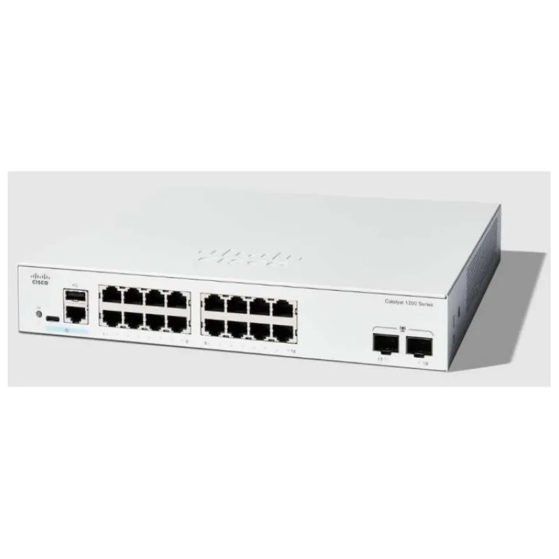 Cisco Catalyst switch C1200-16T-2G (16xGbE,2xSFP,fanless) - REFRESH (C1200-16T-2G-RF)