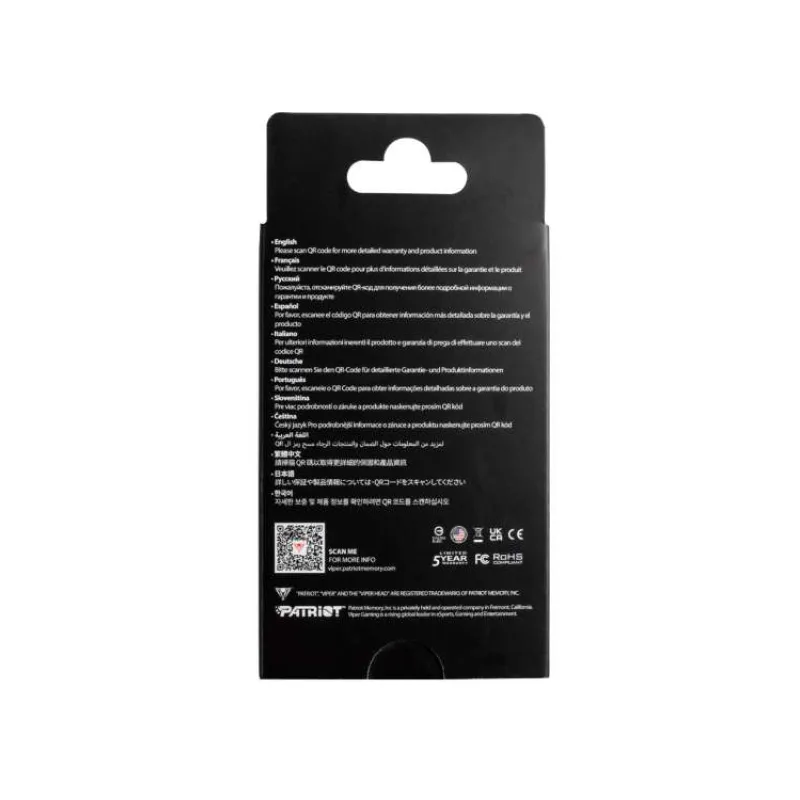 PATRIOT VIPER PV553/1TB/SSD/M.2 NVMe/Strieborná/Heatsink/5R (PV553P1TBM28H)