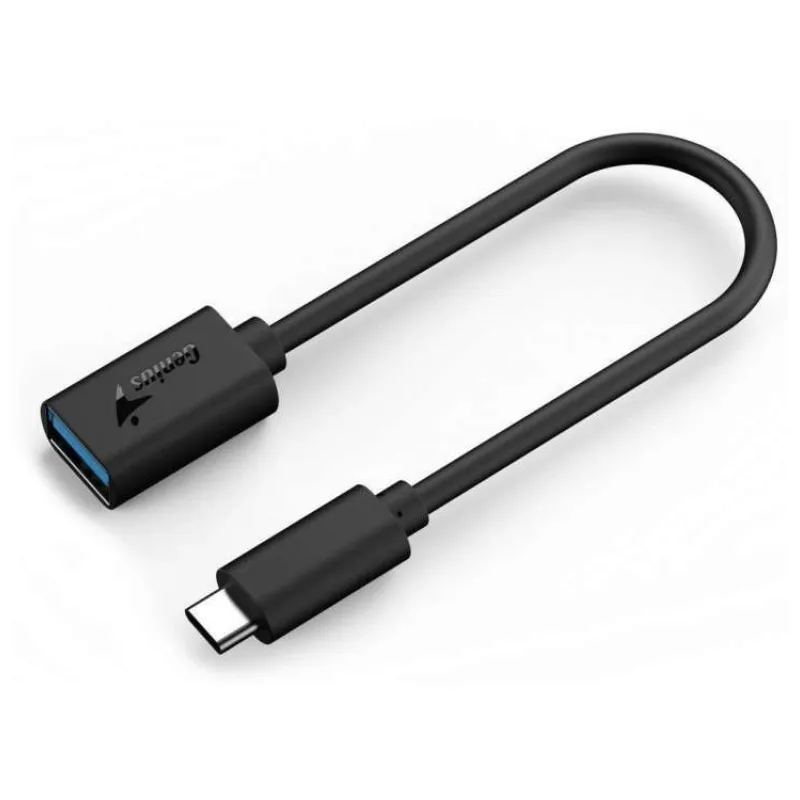Genius ACC-C2AC, Redukce, USB 3.0, USB typ C na USB typ A, 21cm, černá (32590003400)