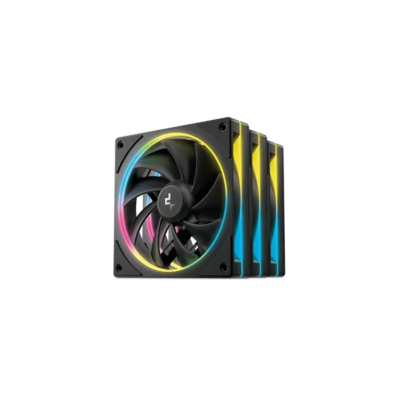 DEEPCOOL Ventilátor FL12 SE 3v1, 3x120mm, ARGB, černá (R-FL12SE-BKAPN3-G)