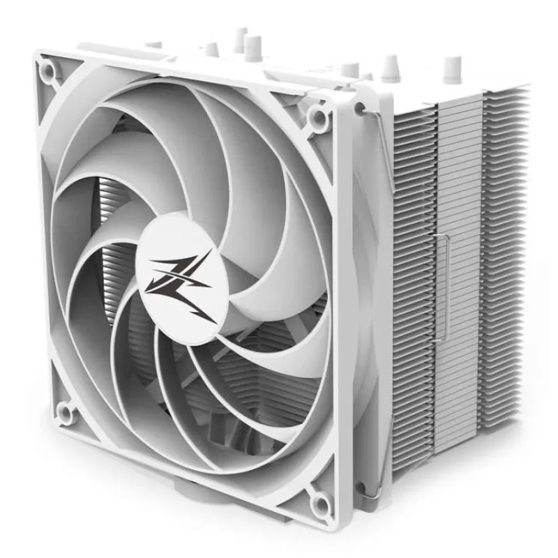 Zalman chladič CPU CNPS10X Performa White / 135mm ventilátor / 4x heatpipe / PWM / výška 155mm / pro AMD i Intel / bílý (CNPS10X Performa White)