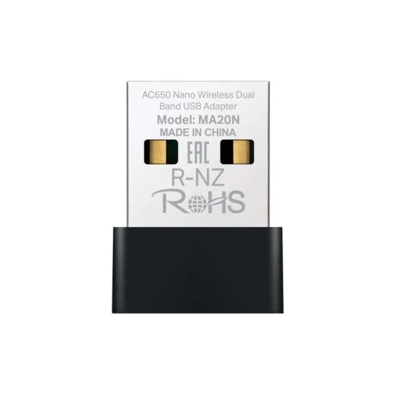 MERCUSYS MA20N - AC650 Bezdrátový dvoupásmový USB nano adaptér (MA20N)