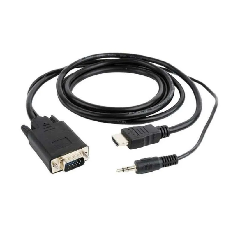 GEMBIRD Redukcia HDMI to VGA + audio, 1,8m (A-HDMI-VGA-03-6)