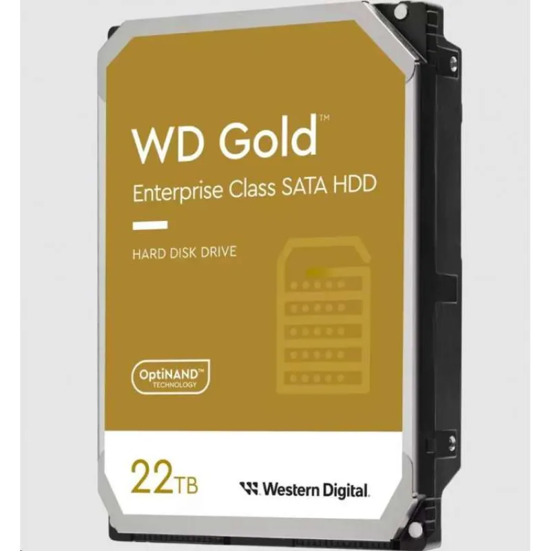 WD GOLD WD221KRYZ 22TB SATA/ 6Gb/s 512MB cache 7200 otáčok za minútu, CMR, Enterprise (WD221KRYZ)