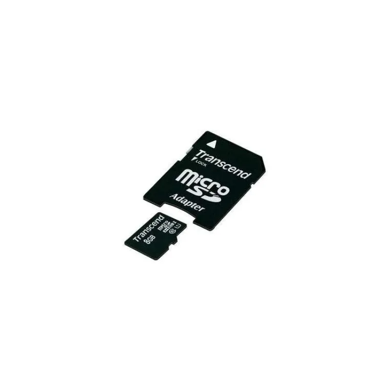Karta TRANSCEND MicroSDHC 8GB Premium, Class 10 UHS-I 300x + adaptér (TS8GUSDU1)