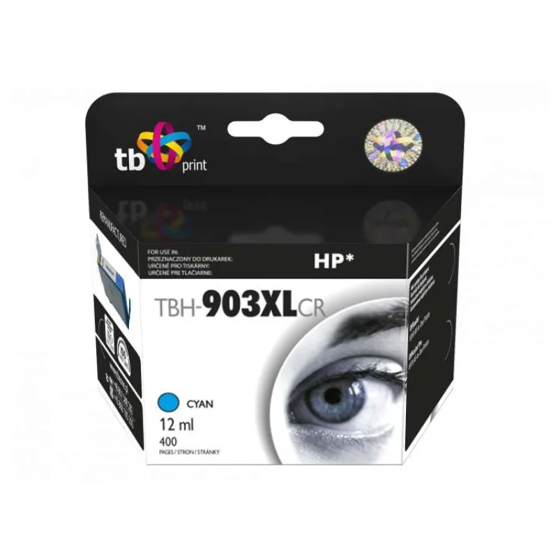 Ink. kazeta TB kompat. s HP OJ 6950, Cyan, ref (TBH-903XLCR)