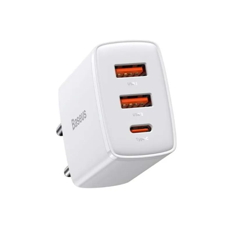 Baseus CCXJ-E02 Compact Quick Nabíjačka USB-C 30W White (6953156207301)