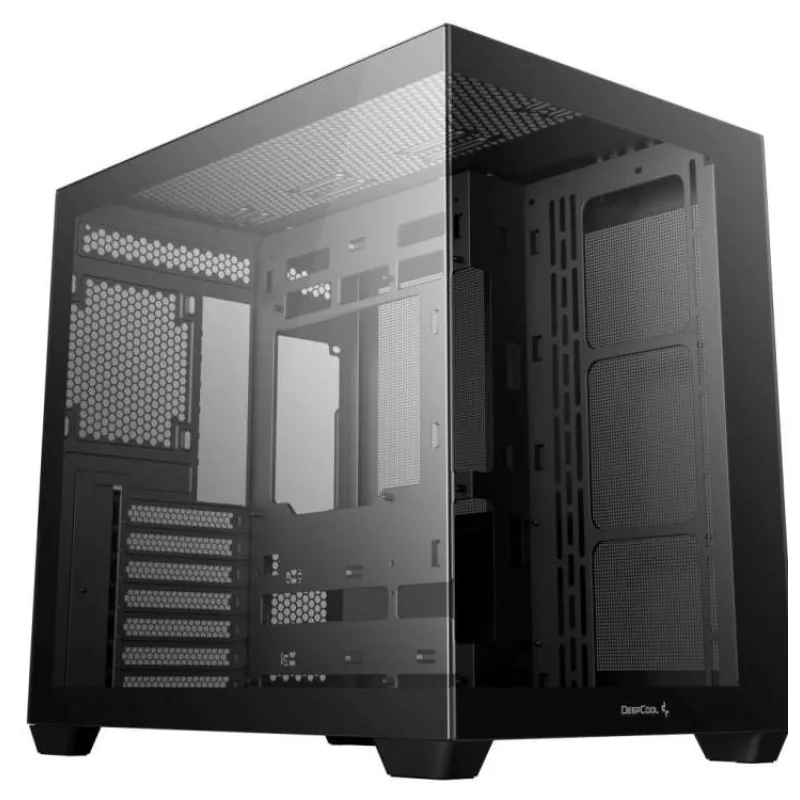 DEEPCOOL skříň CG530 / ATX / USB 3.0 / USB-C/ panoramatická / černá (R-CG530-BKNDA0-G-1)