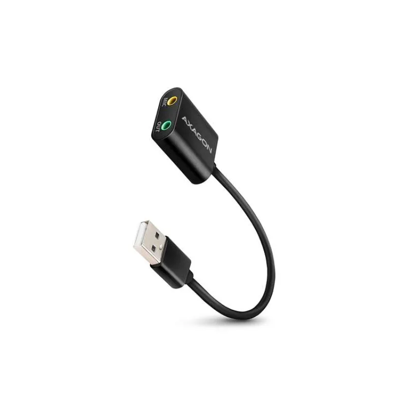 AXAGON zvuková karta USB / ADA-12 / USB 2.0 / kabel 15cm (ADA-12)