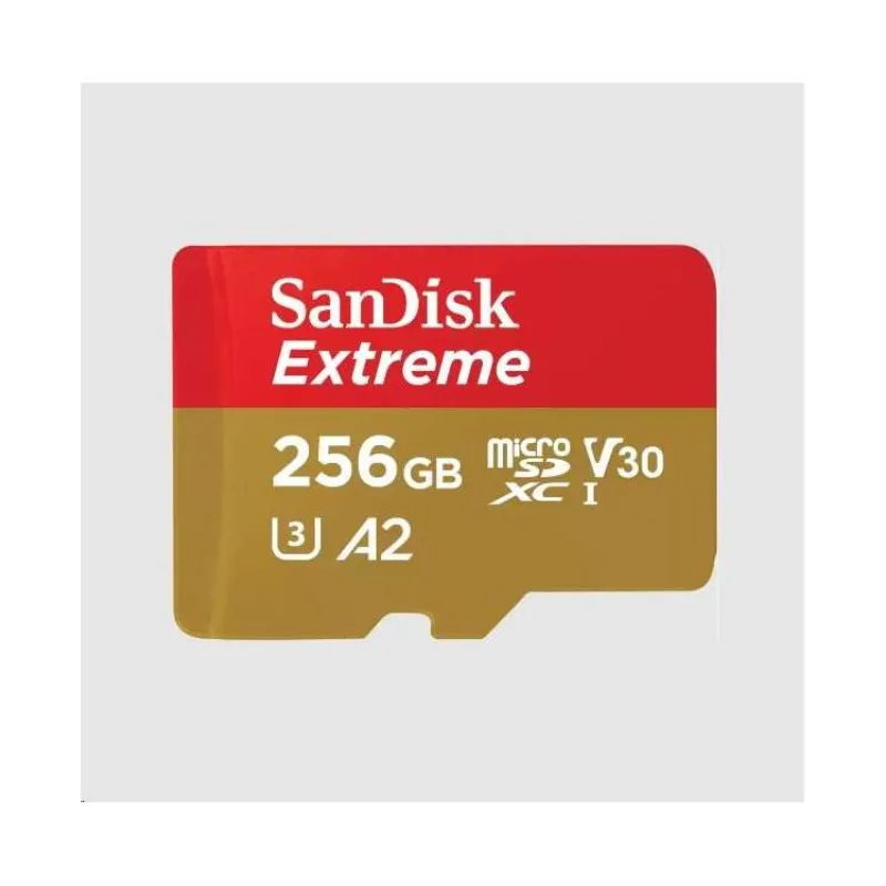 SanDisk Extreme/micro SDXC/256GB/UHS-I U3 / Class 10/+ Adaptér (SDSQXAV-256G-GN6MA)