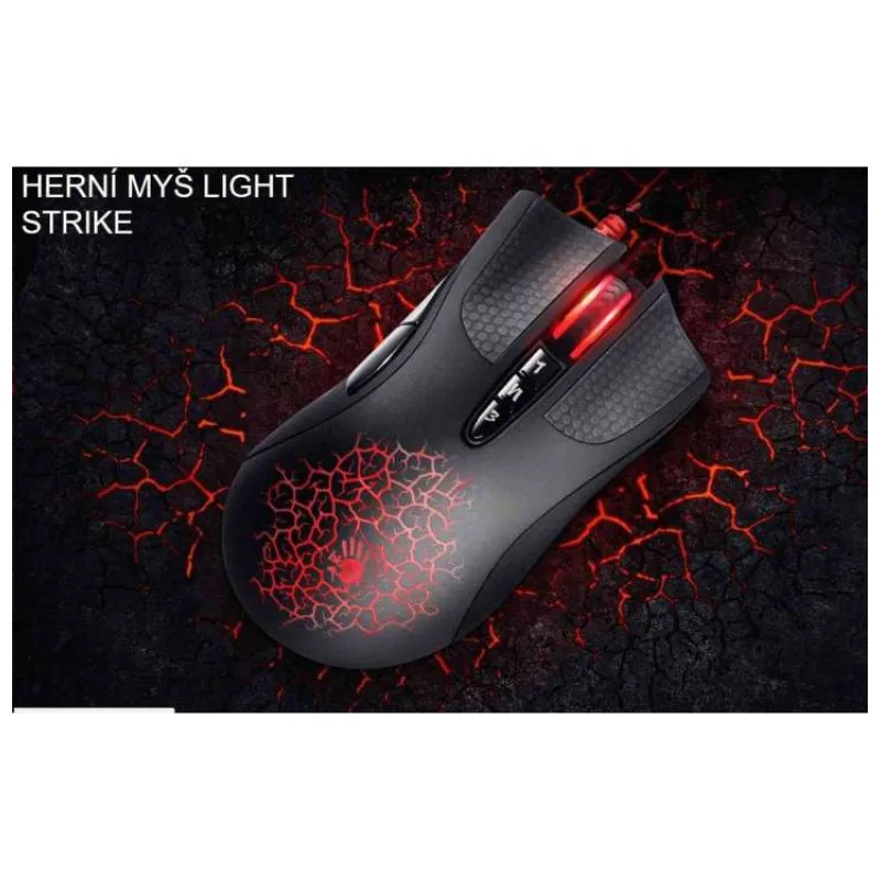 A4tech herní myš BLOODY A90 Blazing, až 6200DPI, V-Track technologie, USB, CORE 3 (A90A)