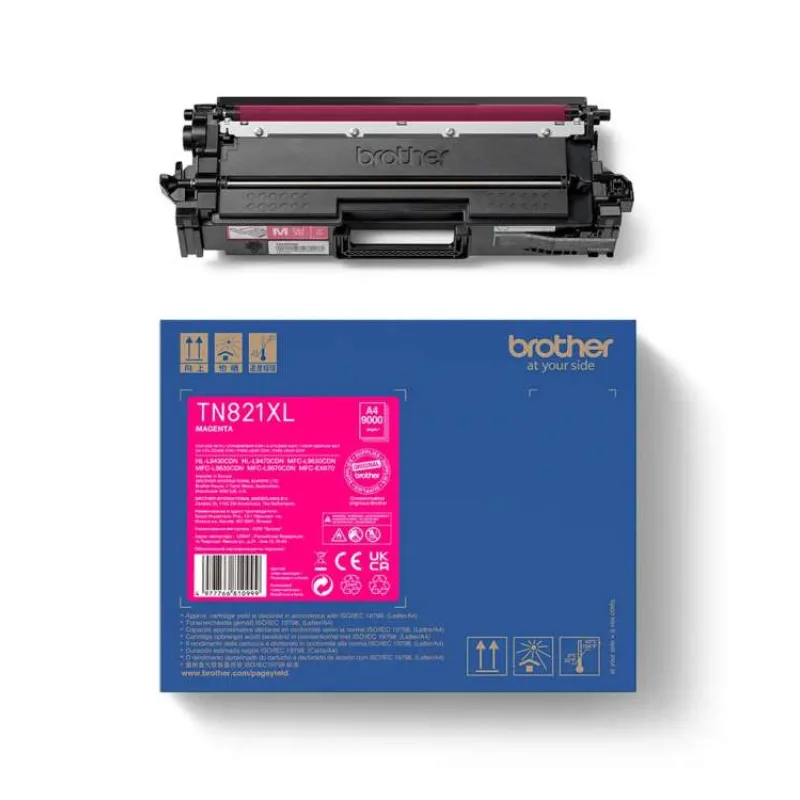Brother TN-821XLM, toner magenta, 9 000 str. (TN821XLM)
