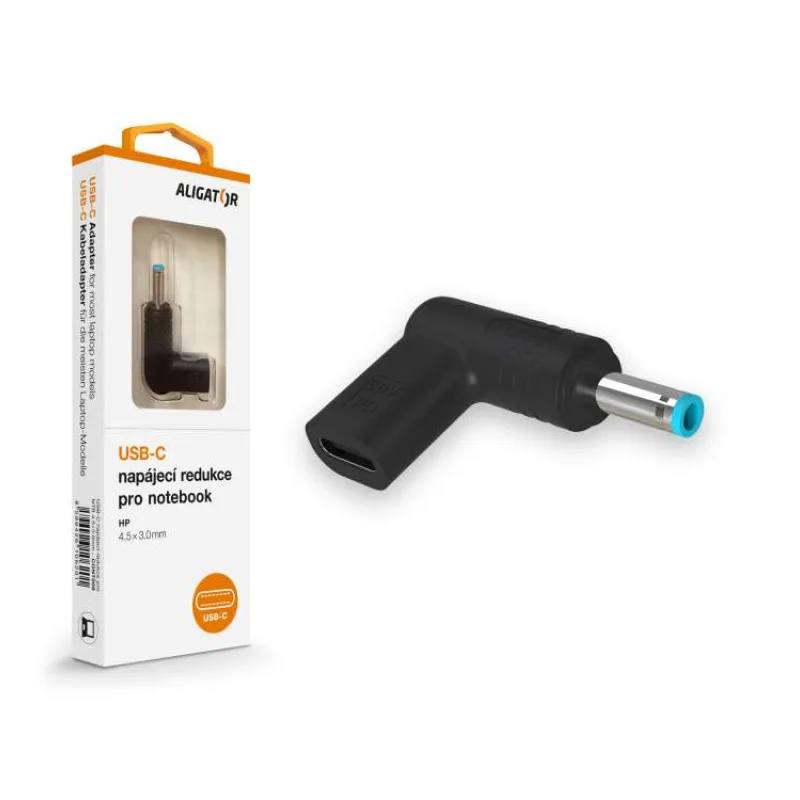Aligator USB-C napájacia redukcia 4.5*3.0mm pre notebooky HP (CONT009)